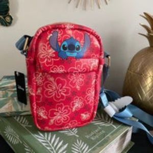 NWT Disney Stitch Red Hibiscus Crossbody